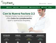 Tablet Screenshot of digifact.com.mx